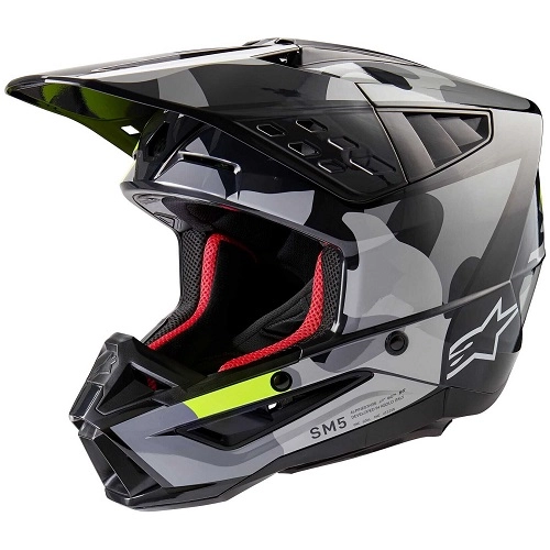 Шолом Alpinestars Supertech M5 Rover Black/Grey/Yellow