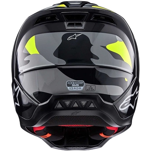 Шолом Alpinestars Supertech M5 Rover Black/Grey/Yellow