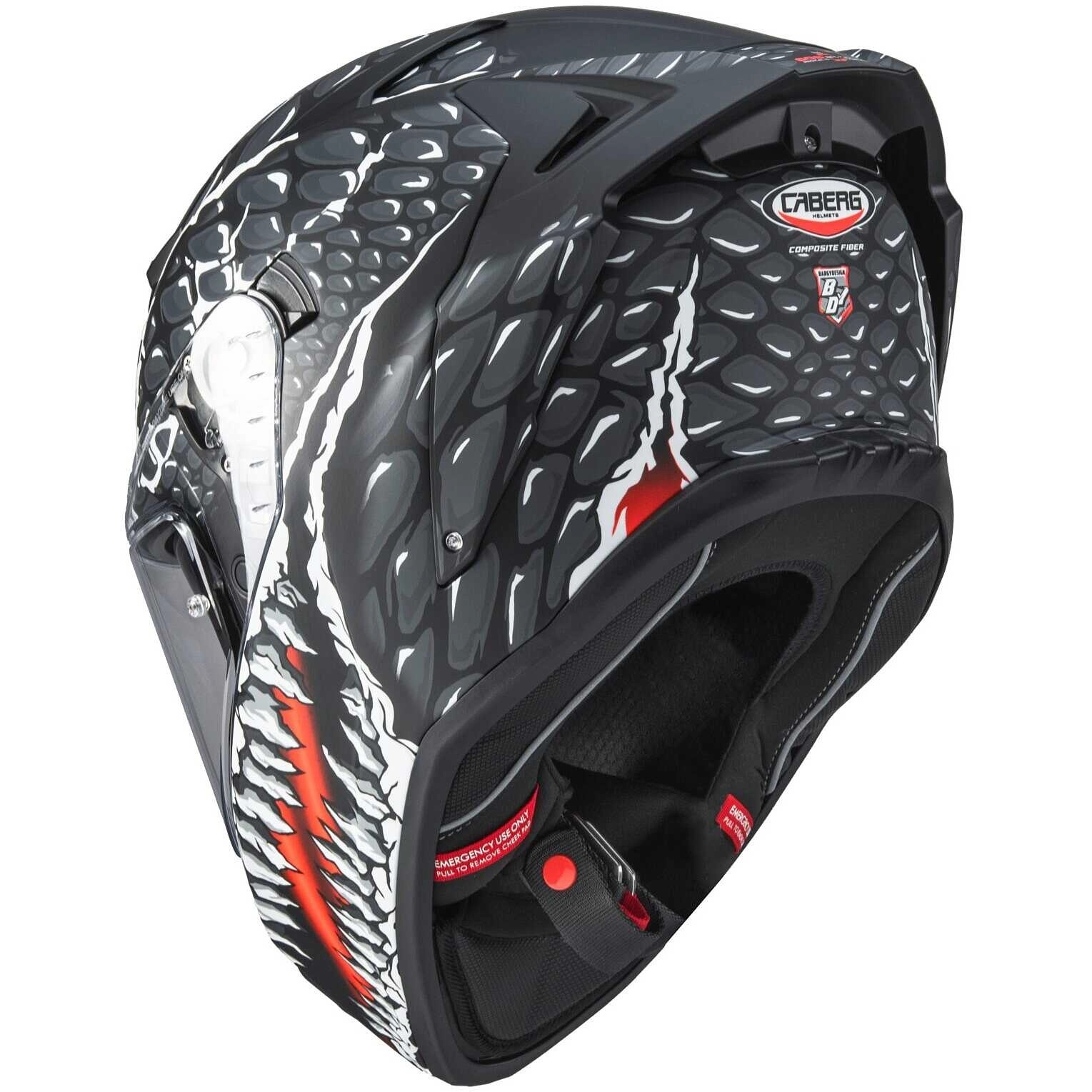 Шолом Caberg Drift EVO II Black/White/Red