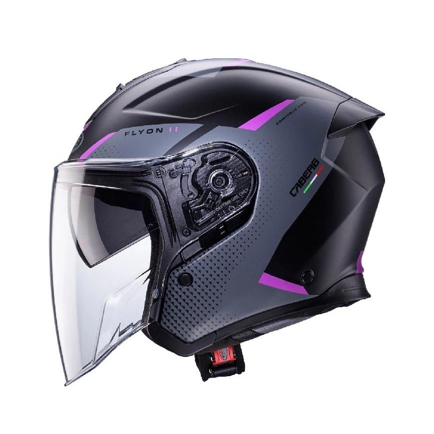 Шолом Caberg Flyon II Boss Black/Gray/Fuchsia