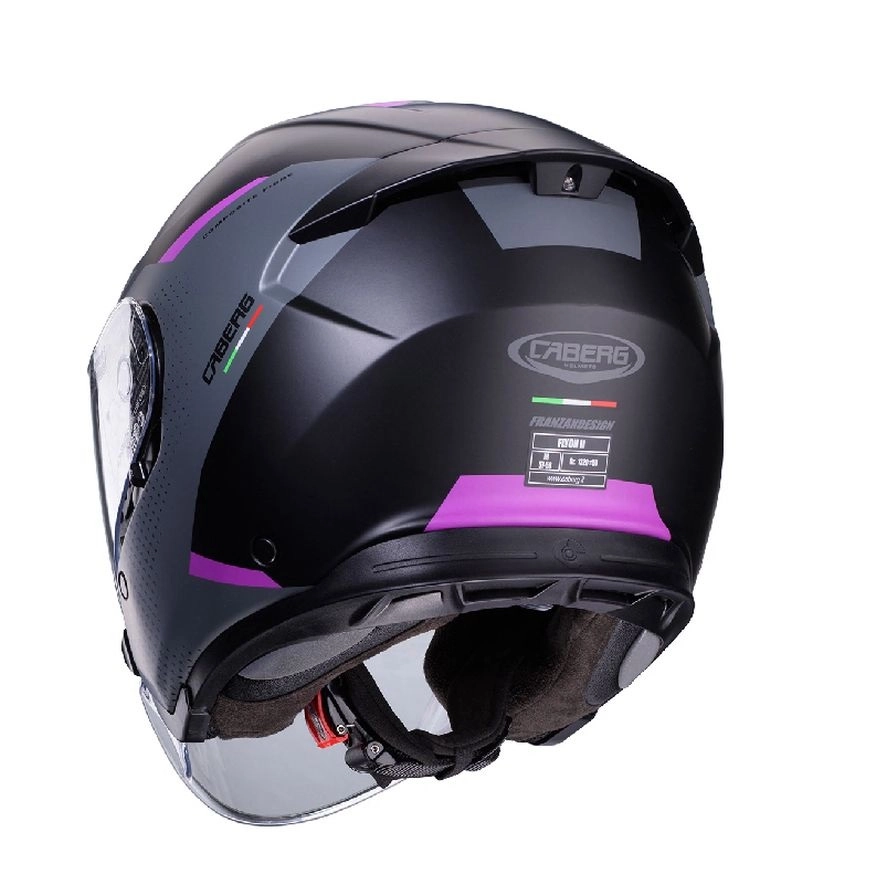 Шолом Caberg Flyon II Boss Black/Gray/Fuchsia