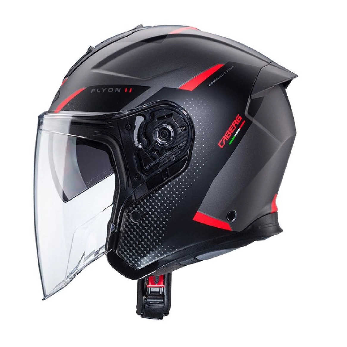 Шолом Caberg Flyon II Boss Black/Gray/Red