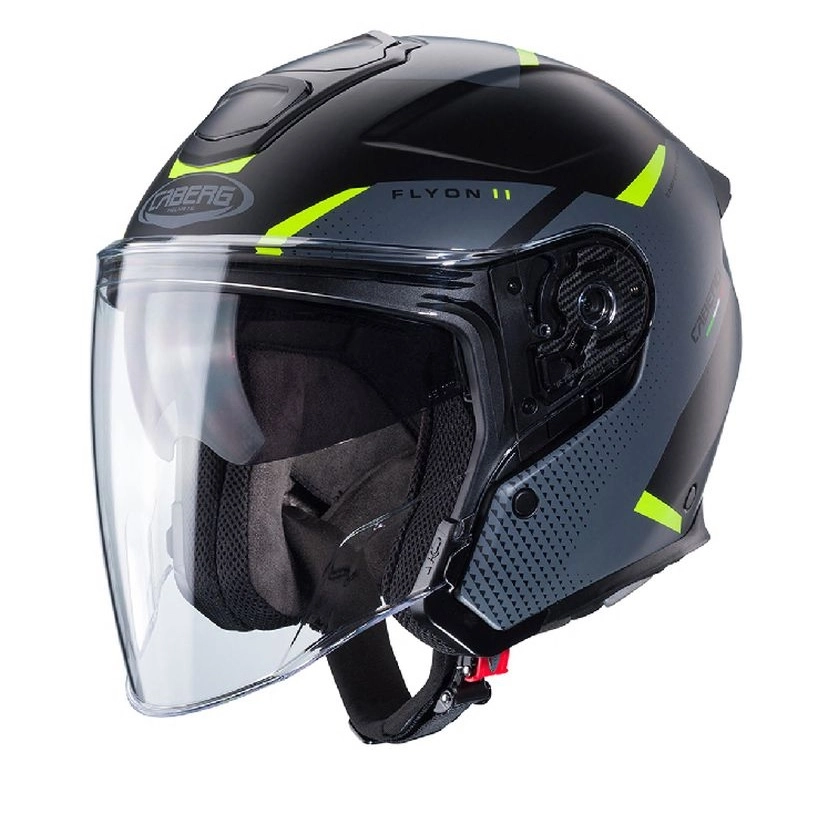 Шолом Caberg Flyon II Boss Black/Gray/Yellow Fluo