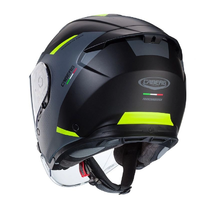 Шолом Caberg Flyon II Boss Black/Gray/Yellow Fluo