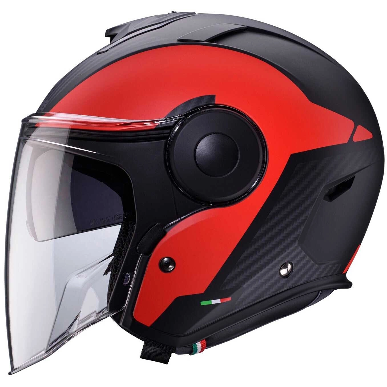 Шолом Caberg Jet Soho Milano Red/Black