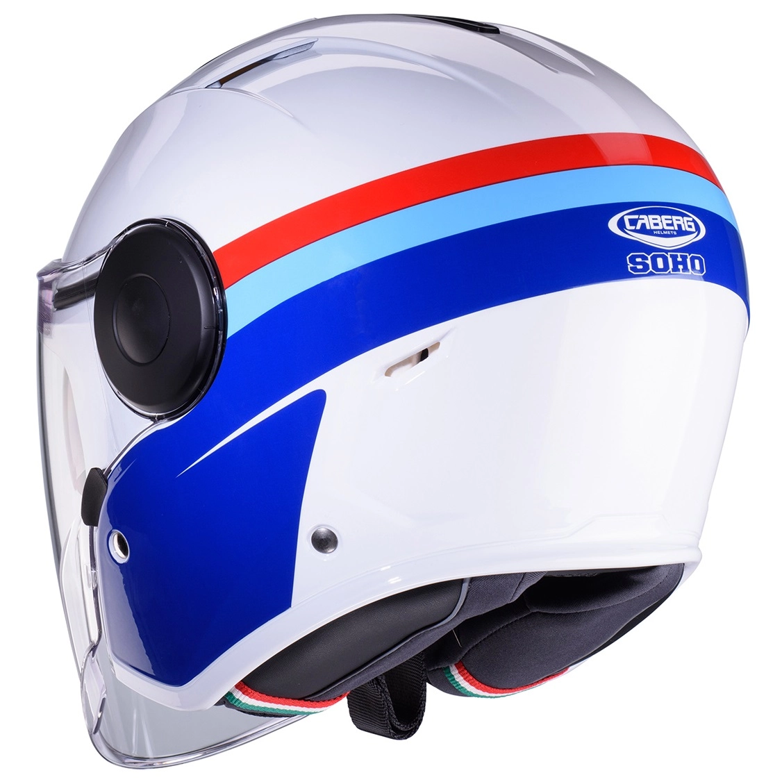 Шолом Caberg Jet Soho Zephyr Red/White/Blue