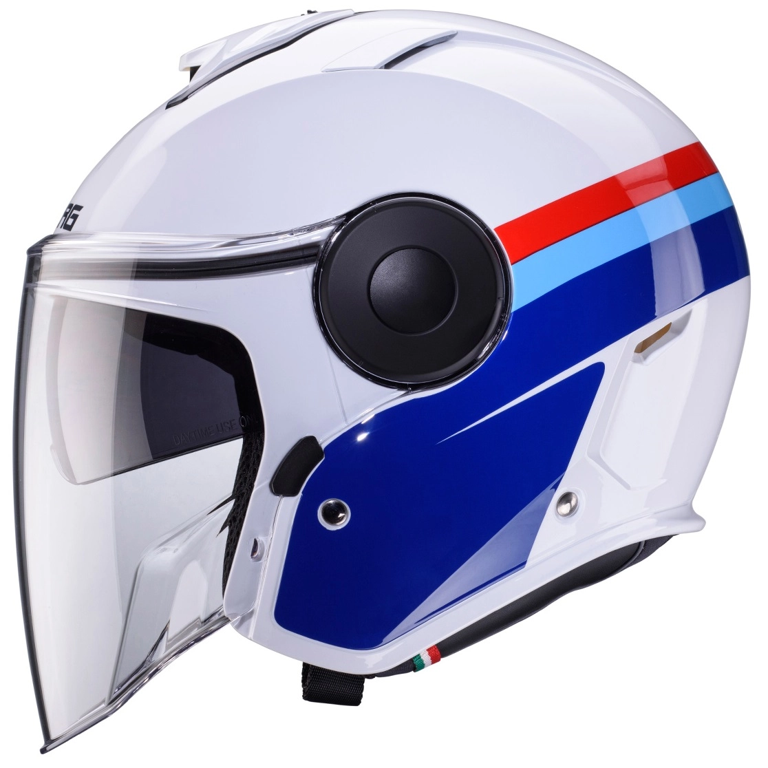 Шолом Caberg Jet Soho Zephyr Red/White/Blue