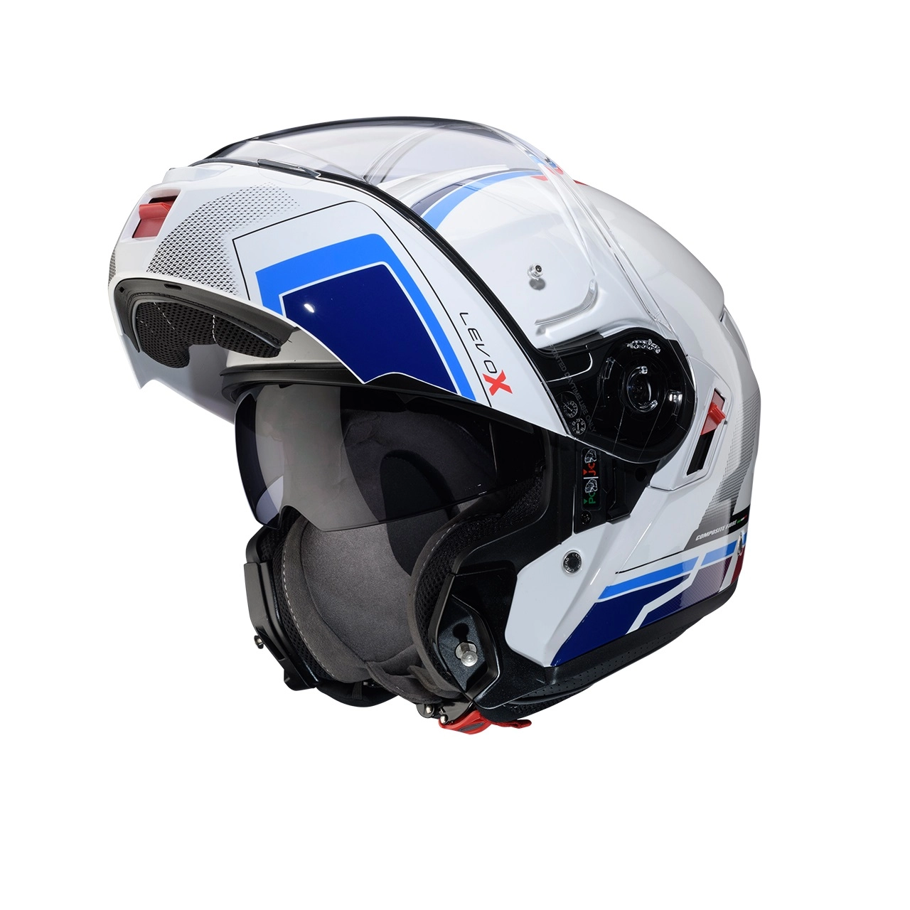 Шолом Caberg Levo X Elite White/Blue