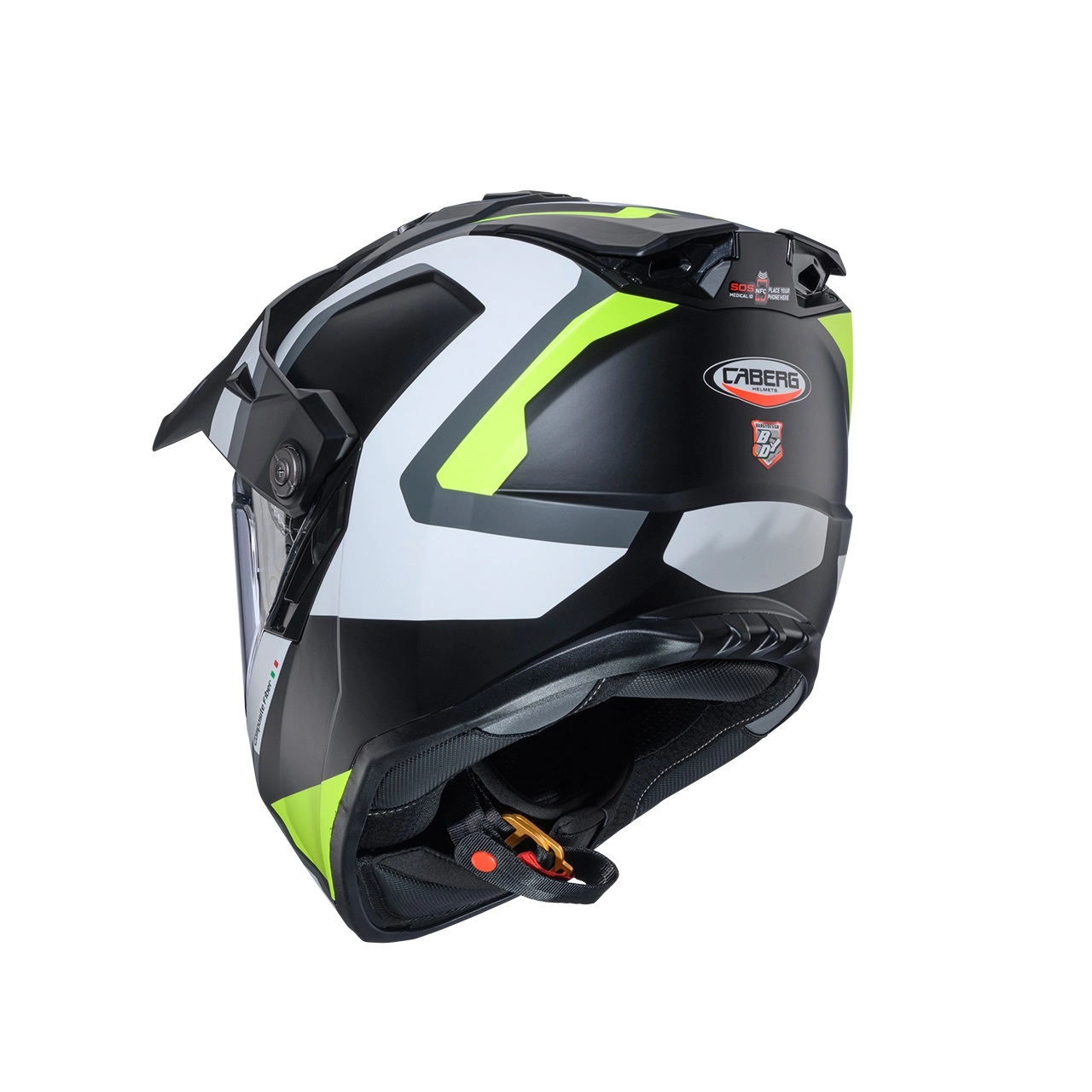 Шолом Caberg Tanami Scram Black/Grey/Yellow