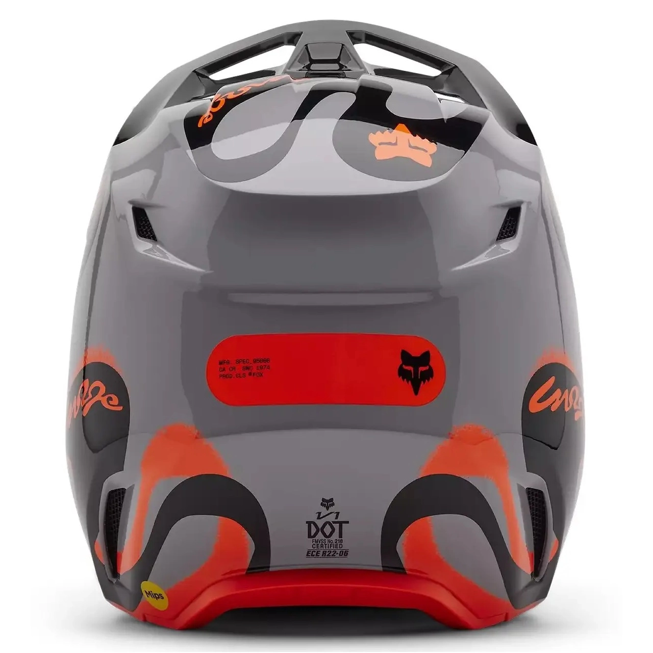 Шолом FOX V1 Emotion Steel Gray