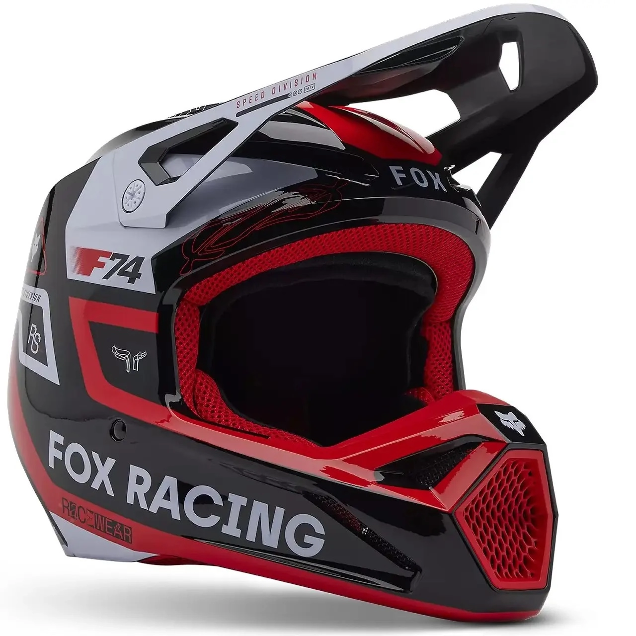 Шолом FOX V1 Race Spec Junior Flo Red