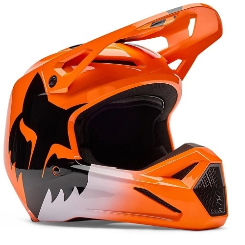 Шолом FOX V1 Shield Flo Orange