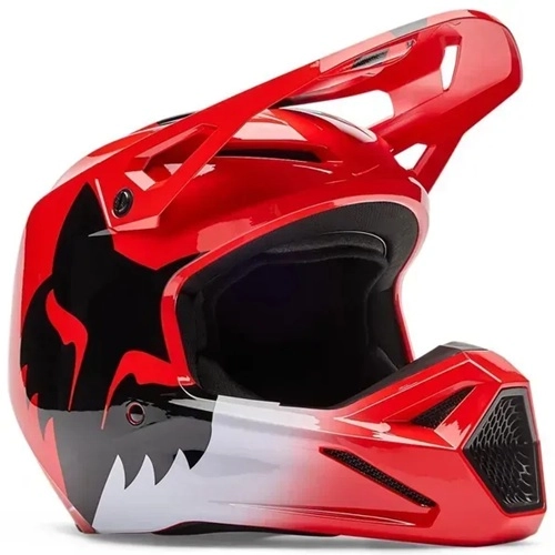 Шолом FOX V1 Shield Flo Red