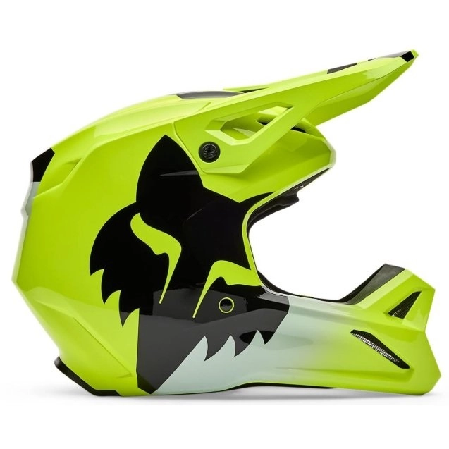 Шолом FOX V1 Shield Junior Flo Yellow
