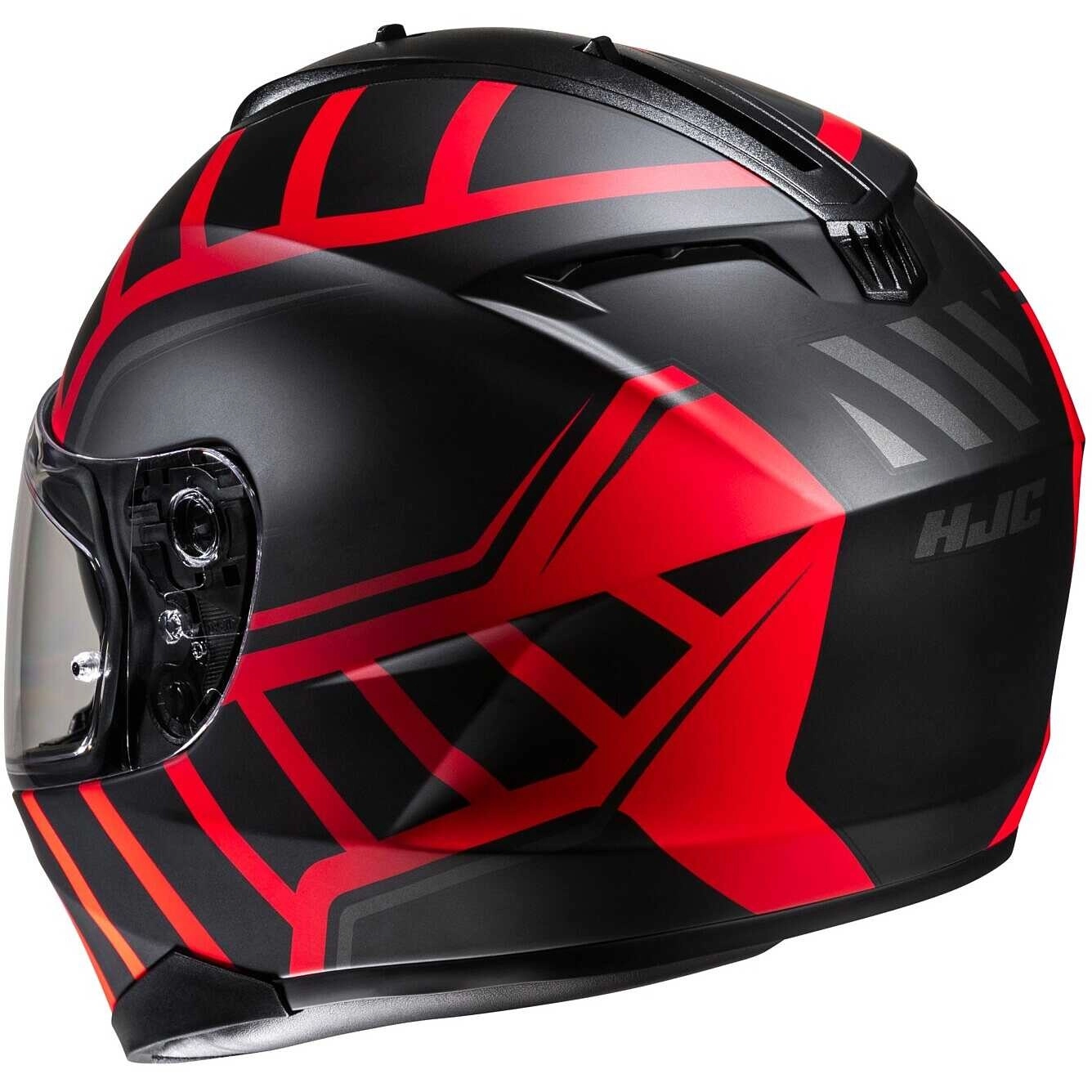 Шолом HJC C70N Holt MC1SF Black/Red