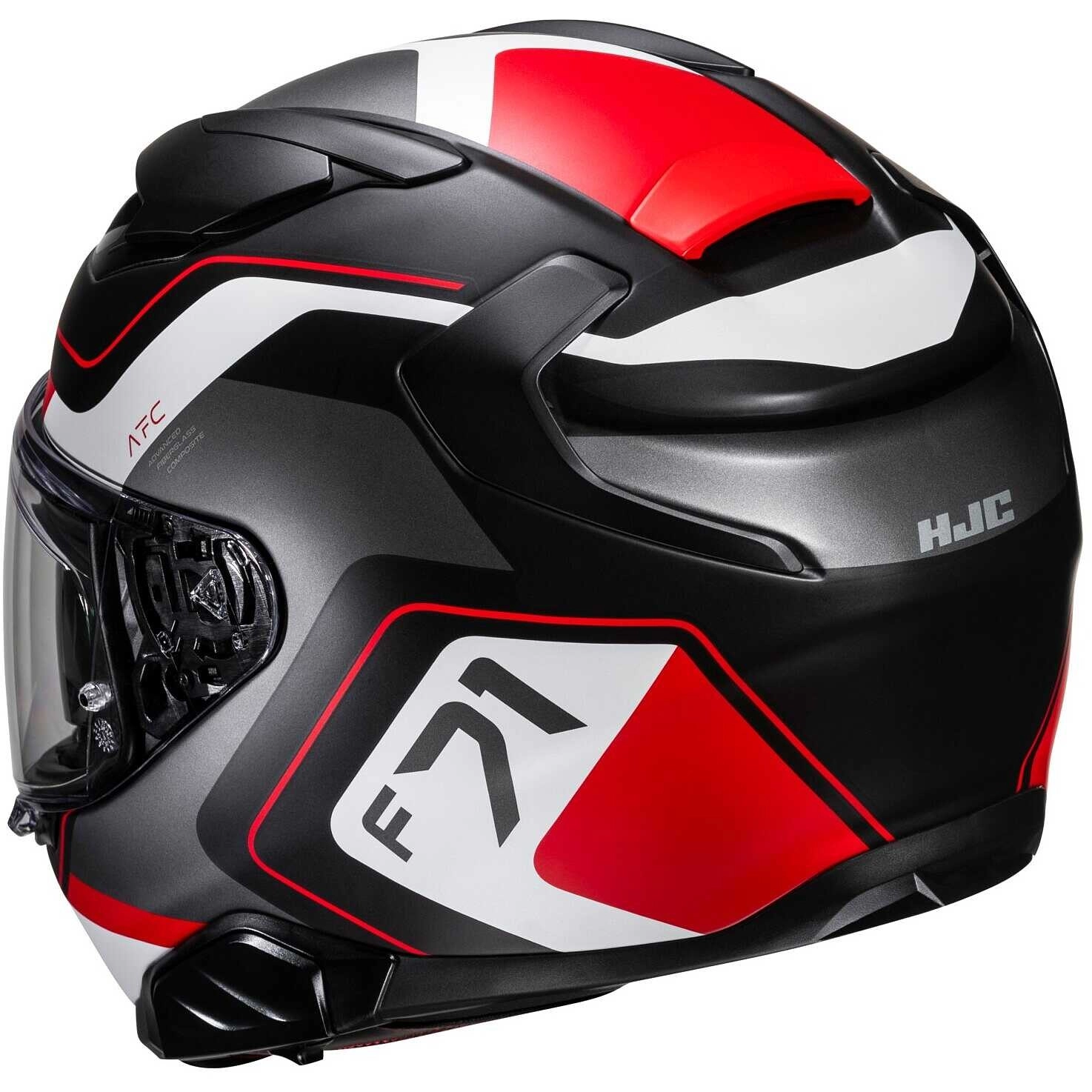 Шолом HJC F71 Arcan MC1SF Black/White/Red