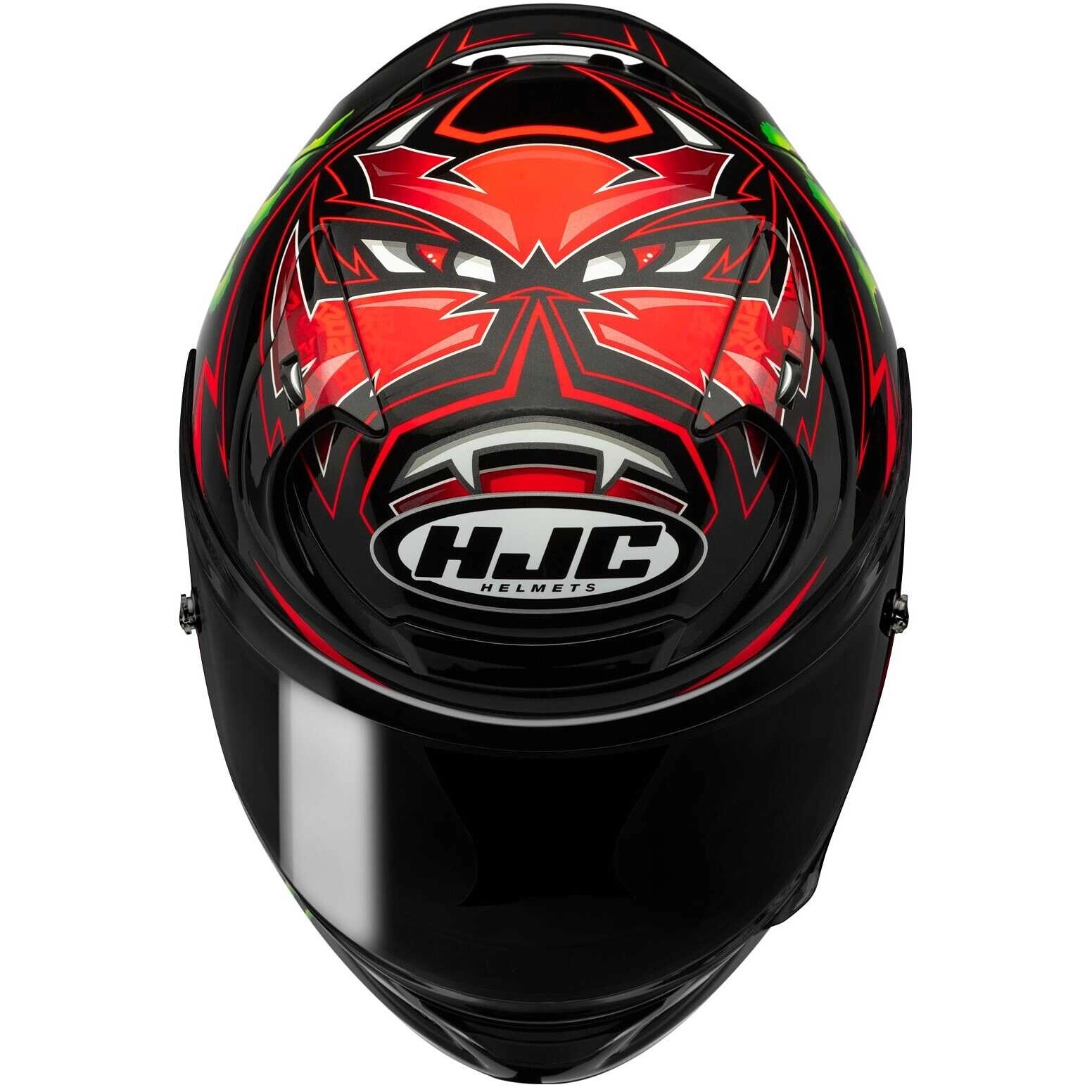 Шолом HJC Rpha 12 Quatrararo Replica MC1 Black/Red/Green