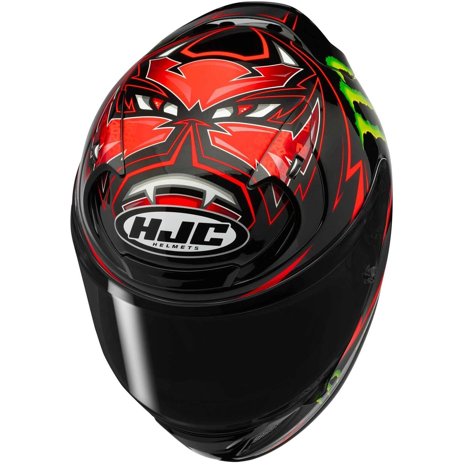 Шолом HJC Rpha 12 Quatrararo Replica MC1 Black/Red/Green