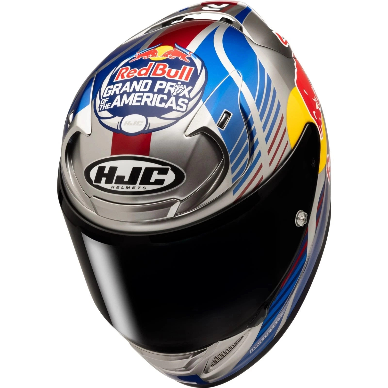 Шолом HJC RPHA 12 Red Bull Austin GP II MC21 Silver/Blue/Red