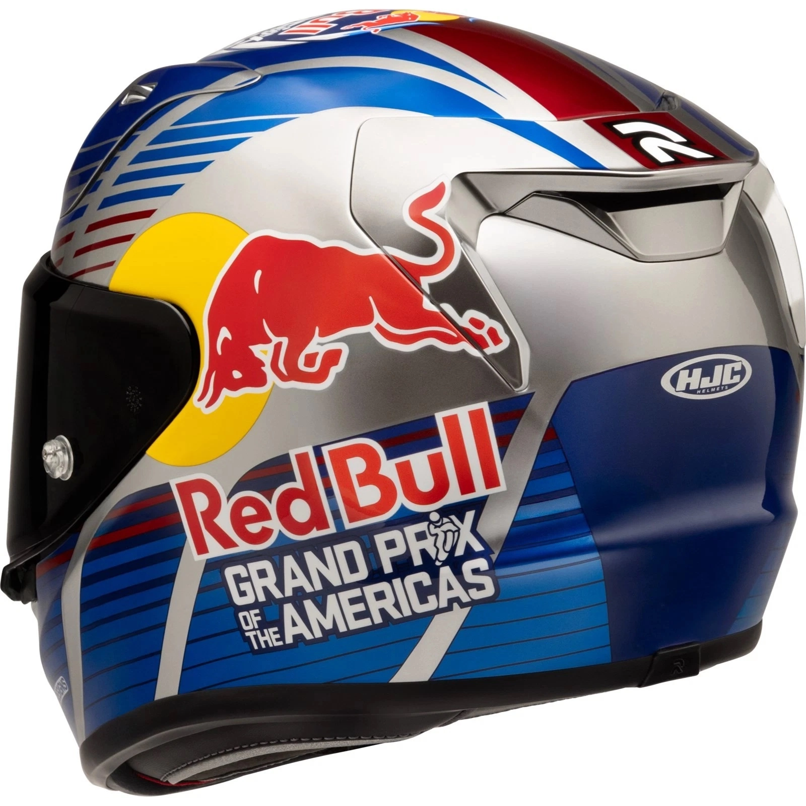 Шолом HJC RPHA 12 Red Bull Austin GP II MC21 Silver/Blue/Red