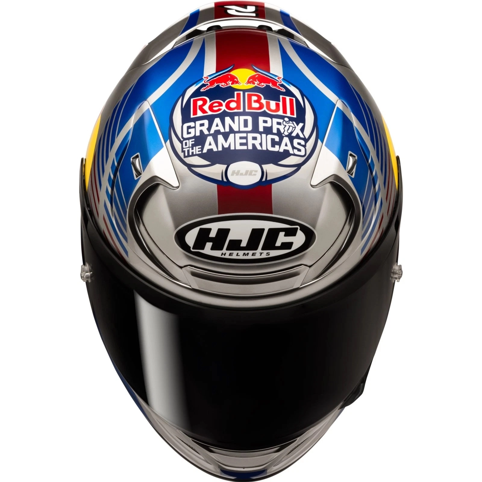 Шолом HJC RPHA 12 Red Bull Austin GP II MC21 Silver/Blue/Red