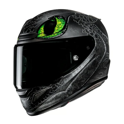 Шолом HJC RPHA12 Toothless II Universal MC4SF Black