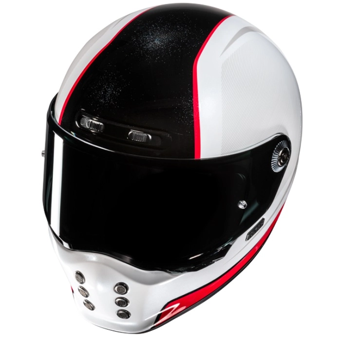 Шолом HJC V10 Hodu MC1 White/Black/Red