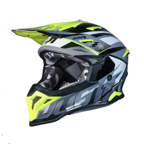 Шолом Just1 J39 Revo Grey/Yellow/Black