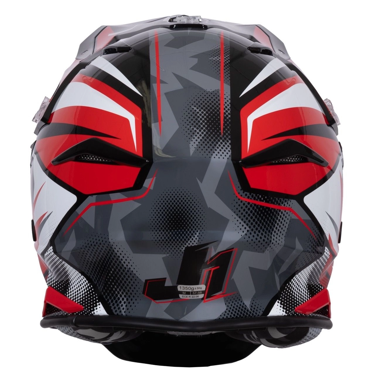 Шолом Just1 J39 Revo Red/White/Black
