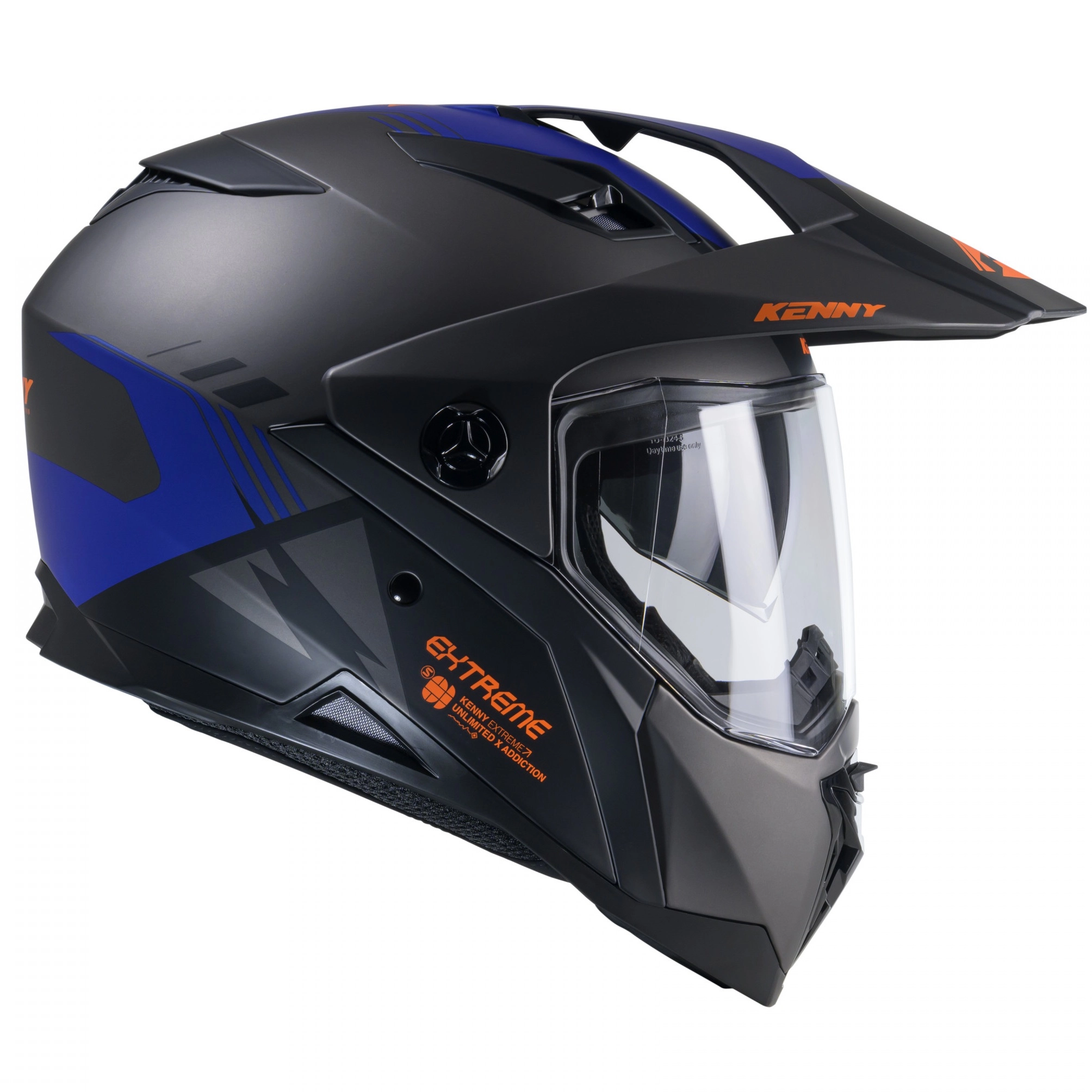 Шолом Kenny Racing Extreme Graphic Black/Grey/Blue