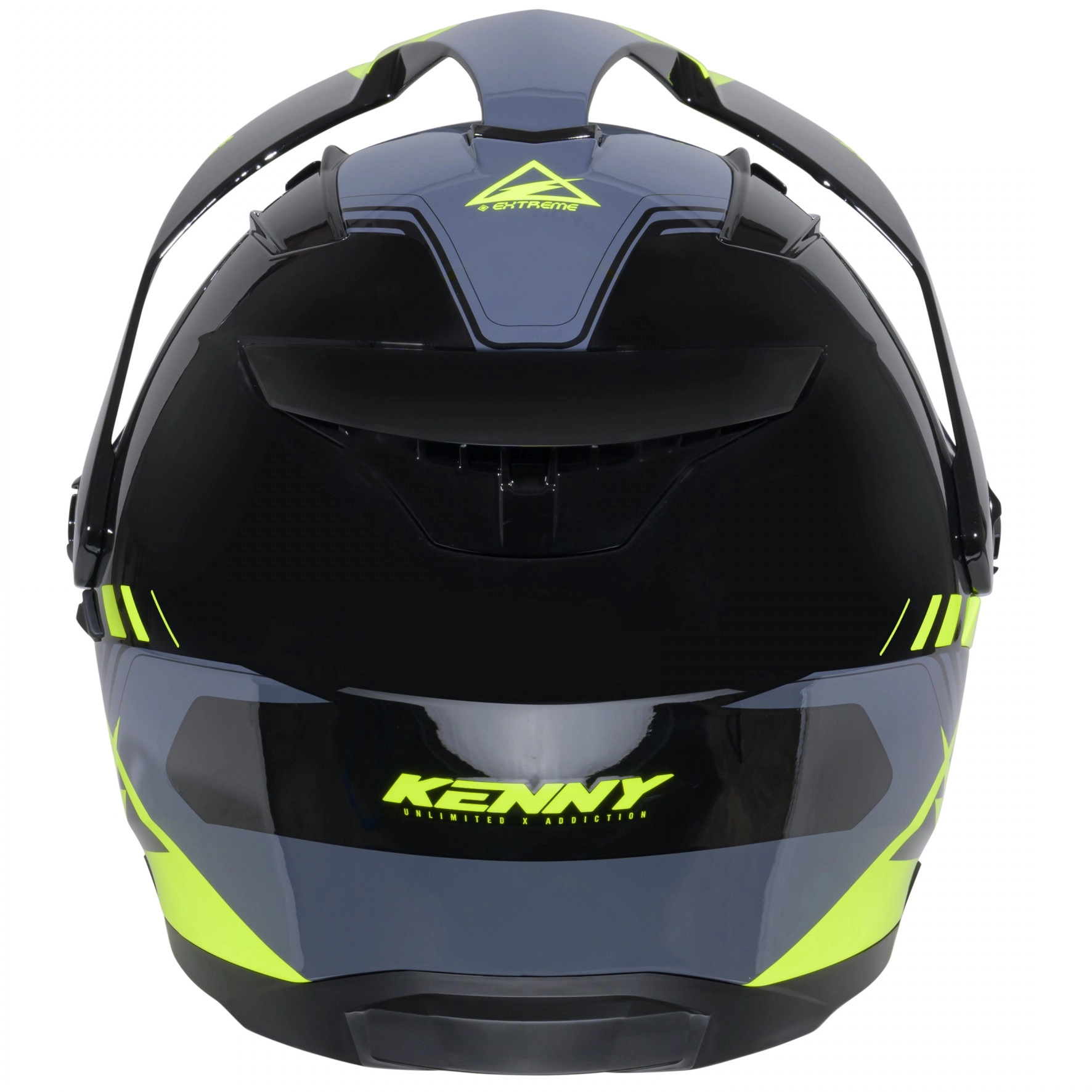 Шлем Kenny Racing Extreme Graphic Black/Grey/Yellow