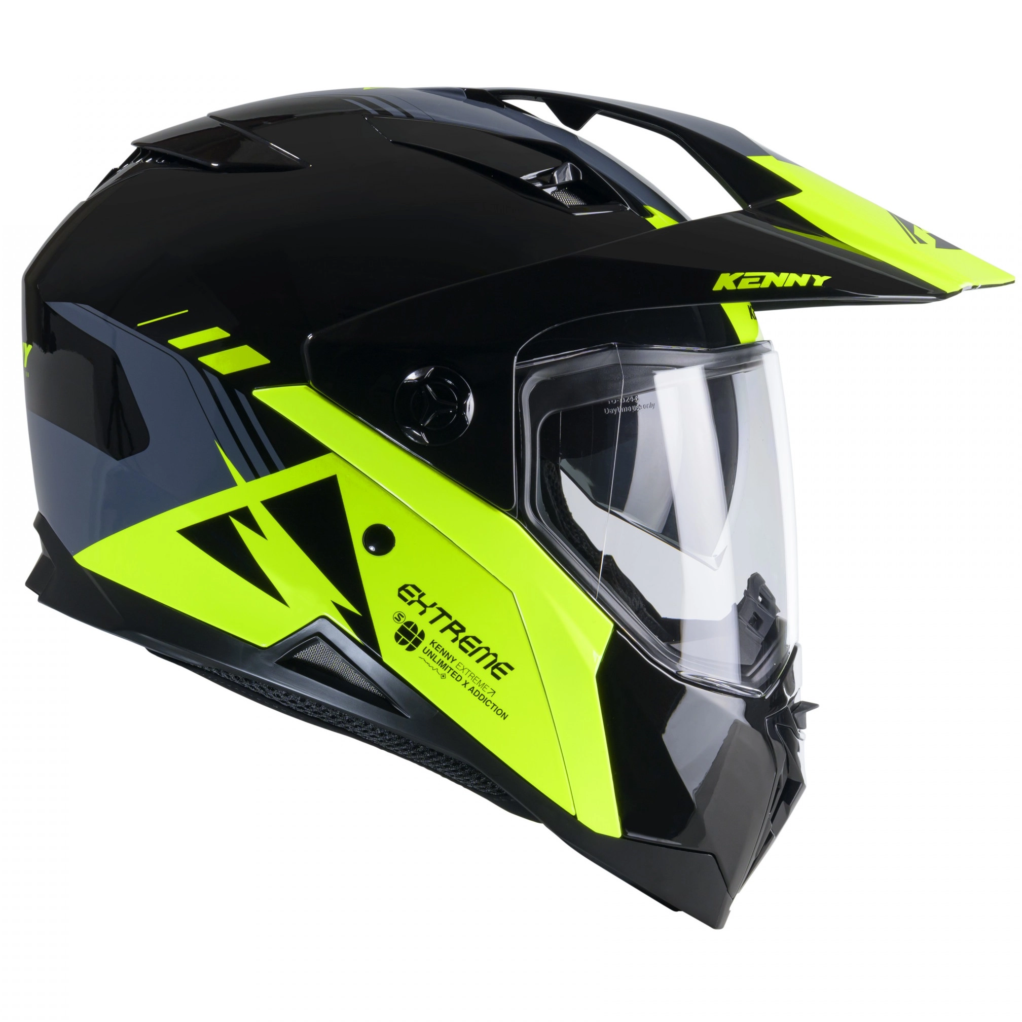 Шлем Kenny Racing Extreme Graphic Black/Grey/Yellow