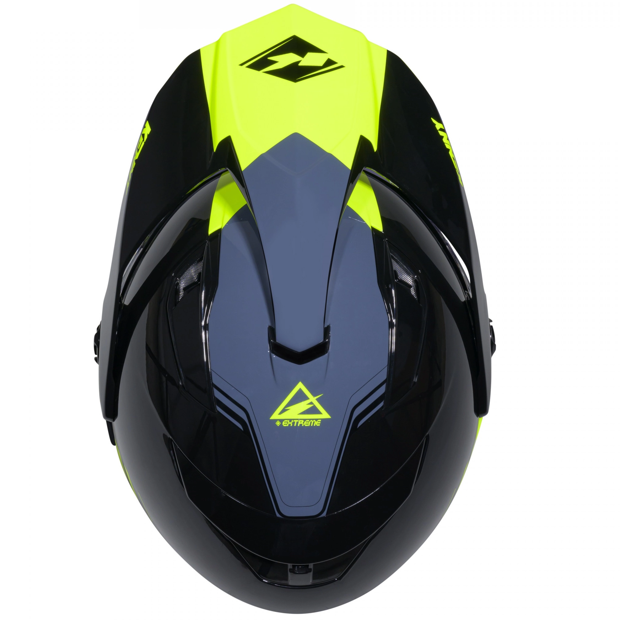 Шлем Kenny Racing Extreme Graphic Black/Grey/Yellow