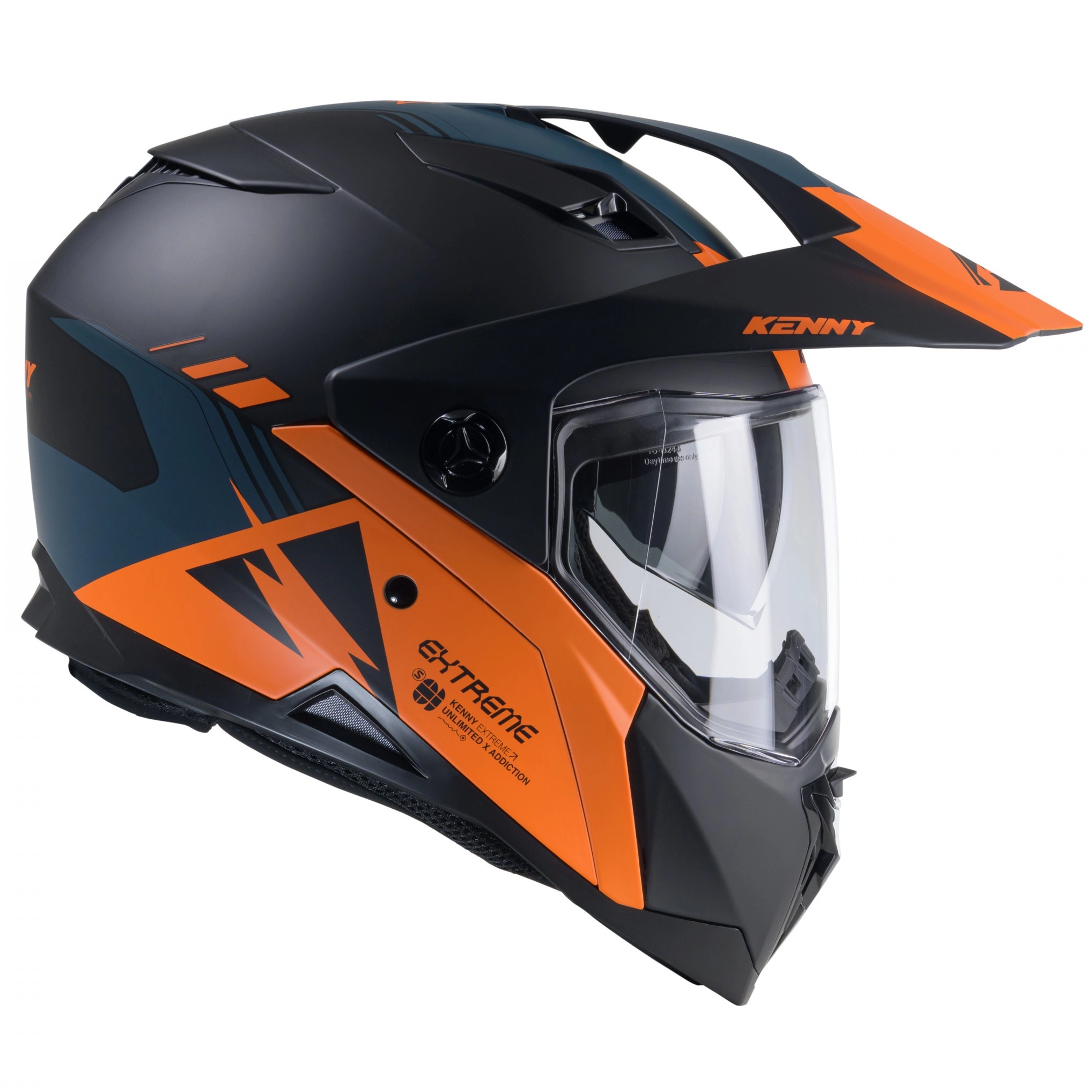 Шолом Kenny Racing Extreme Graphic Black/Orange
