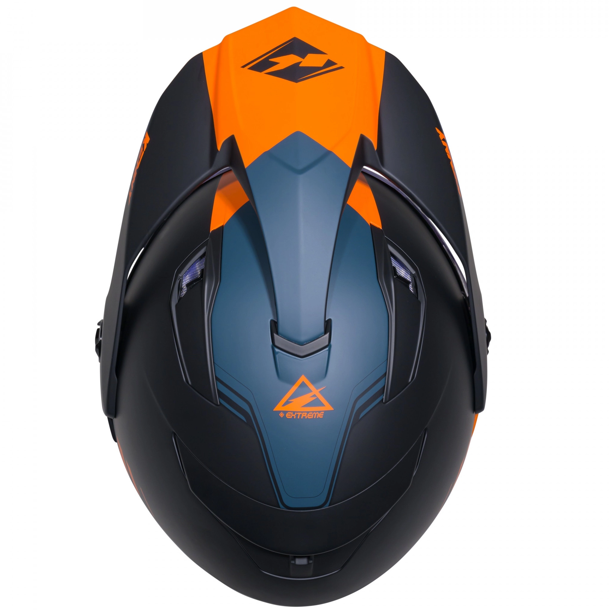 Шолом Kenny Racing Extreme Graphic Black/Orange