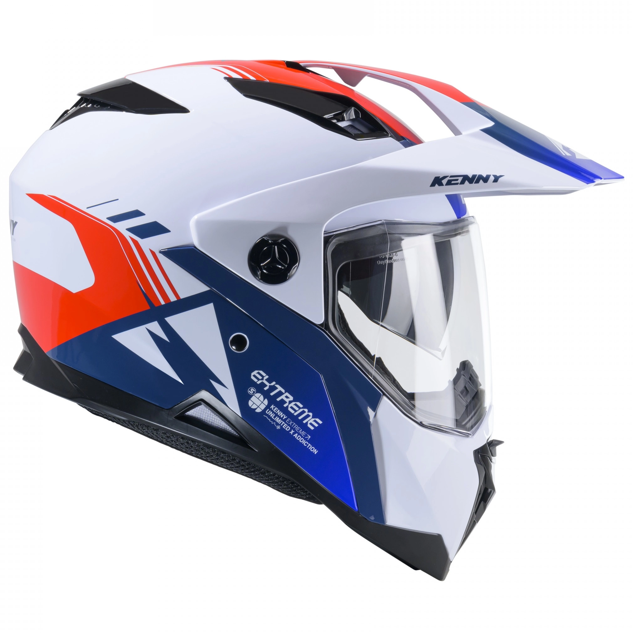 Шолом Kenny Racing Extreme Graphic White/Blue/Red