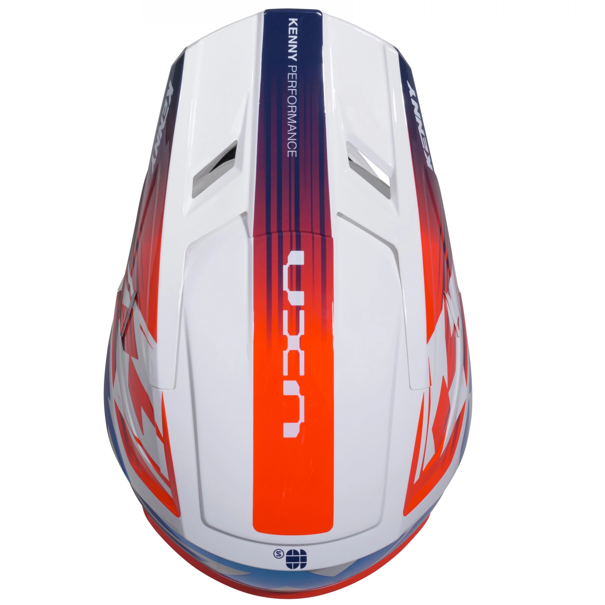 Шолом Kenny Racing Performance Ert Graphic Gradient White/Blue/Red