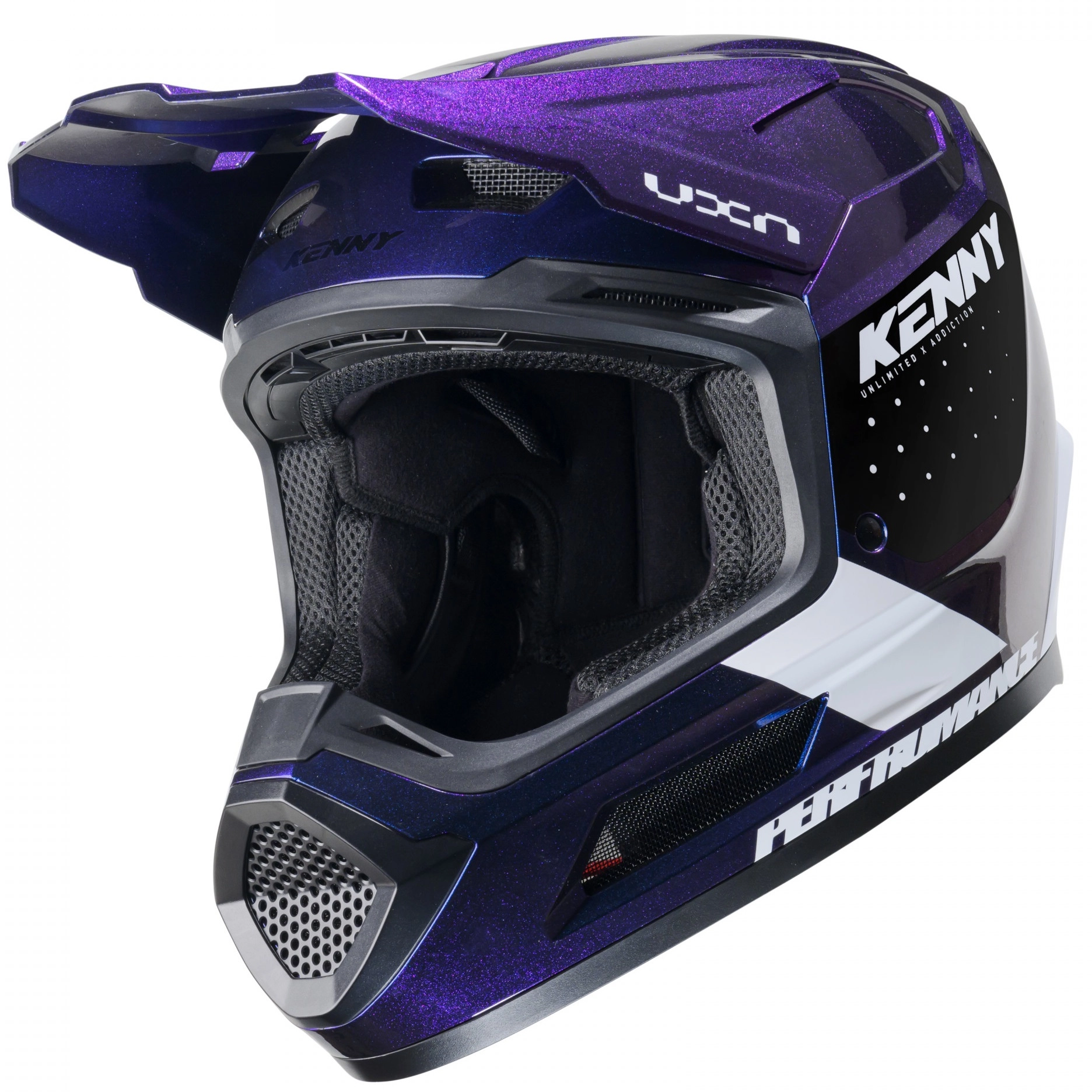Шолом Kenny Racing Performance Ert Graphic Purple/White/Black