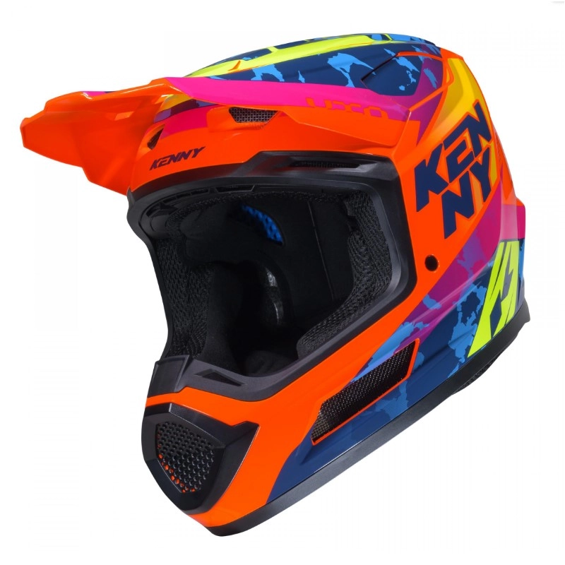 Шлем Kenny Racing Performance Graphic + Socal Junior Black/Blue/Pink