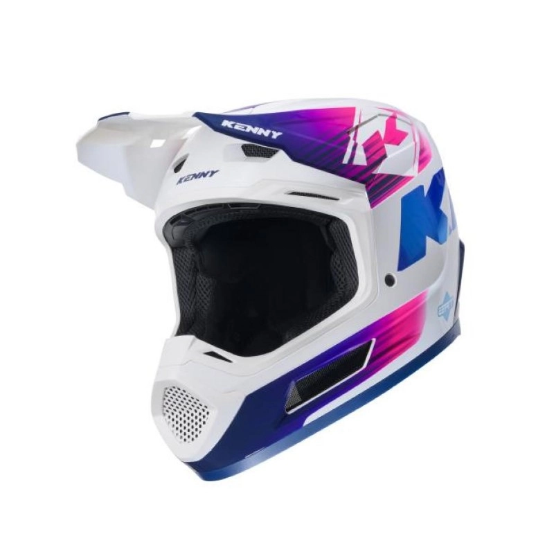 Шолом Kenny Racing Titanium Graphic Gradient White/Blue/Pink
