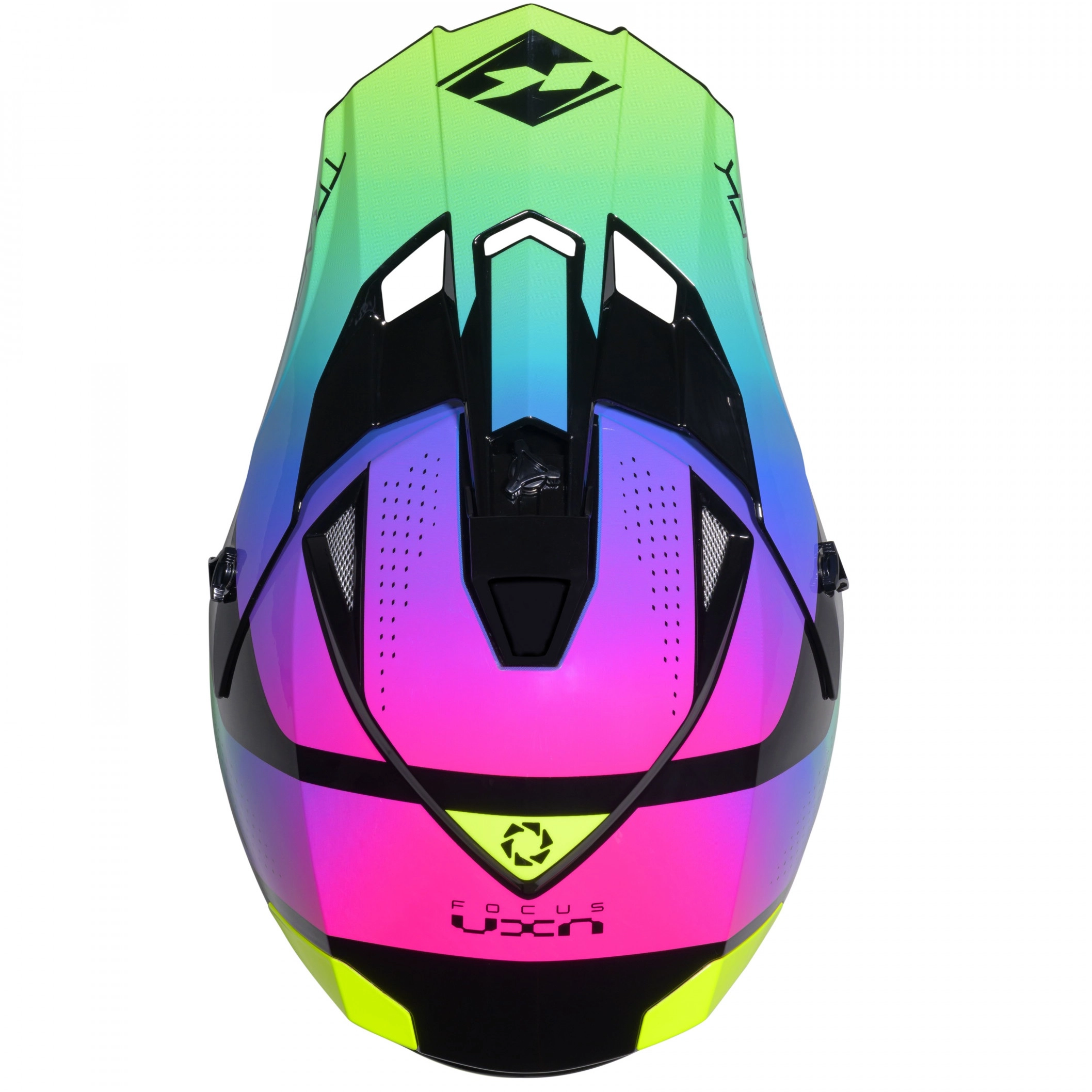 Шолом Kenny Racing Track Graphic Black/Green/Pink