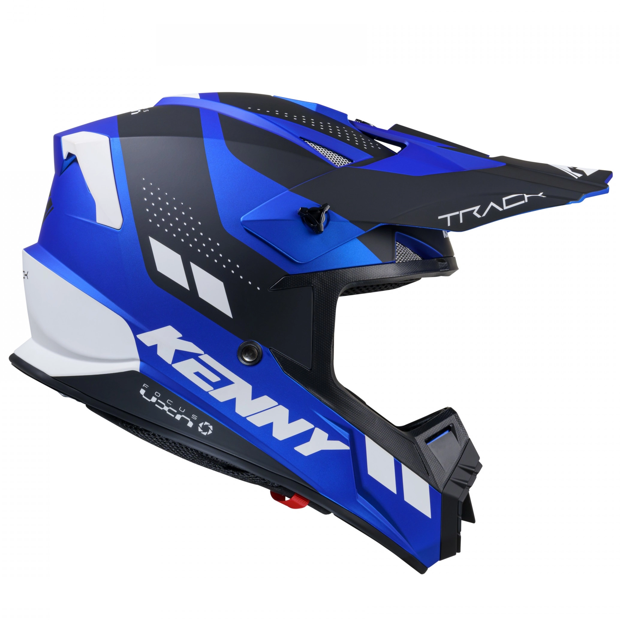 Шолом Kenny Racing Track Graphic Candy Black/White/Blue
