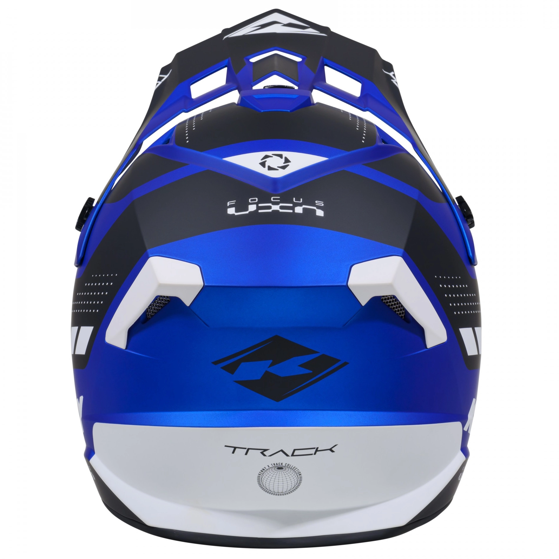 Шолом Kenny Racing Track Graphic Candy Black/White/Blue