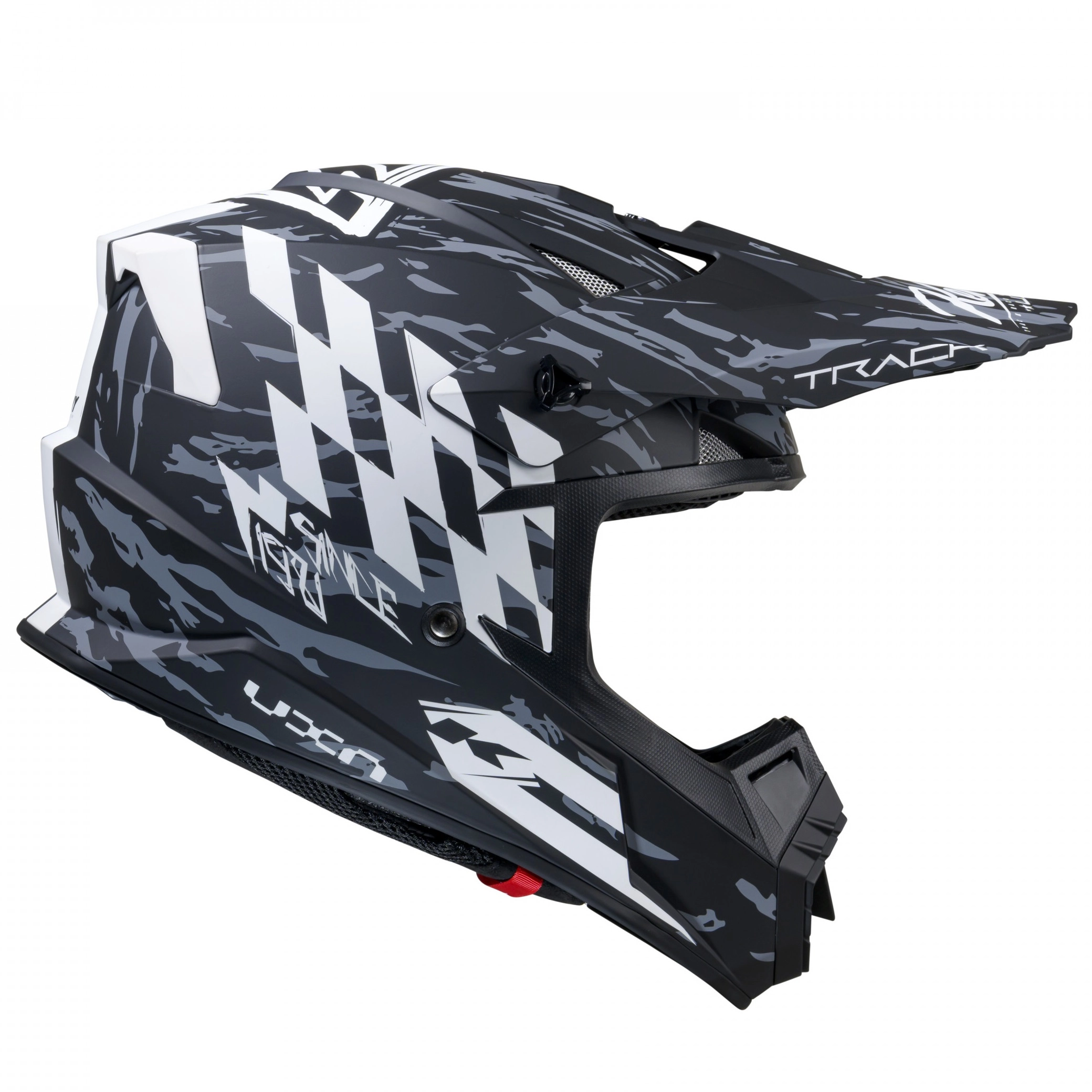Шолом Kenny Racing Track Graphic Dirt Black/Grey