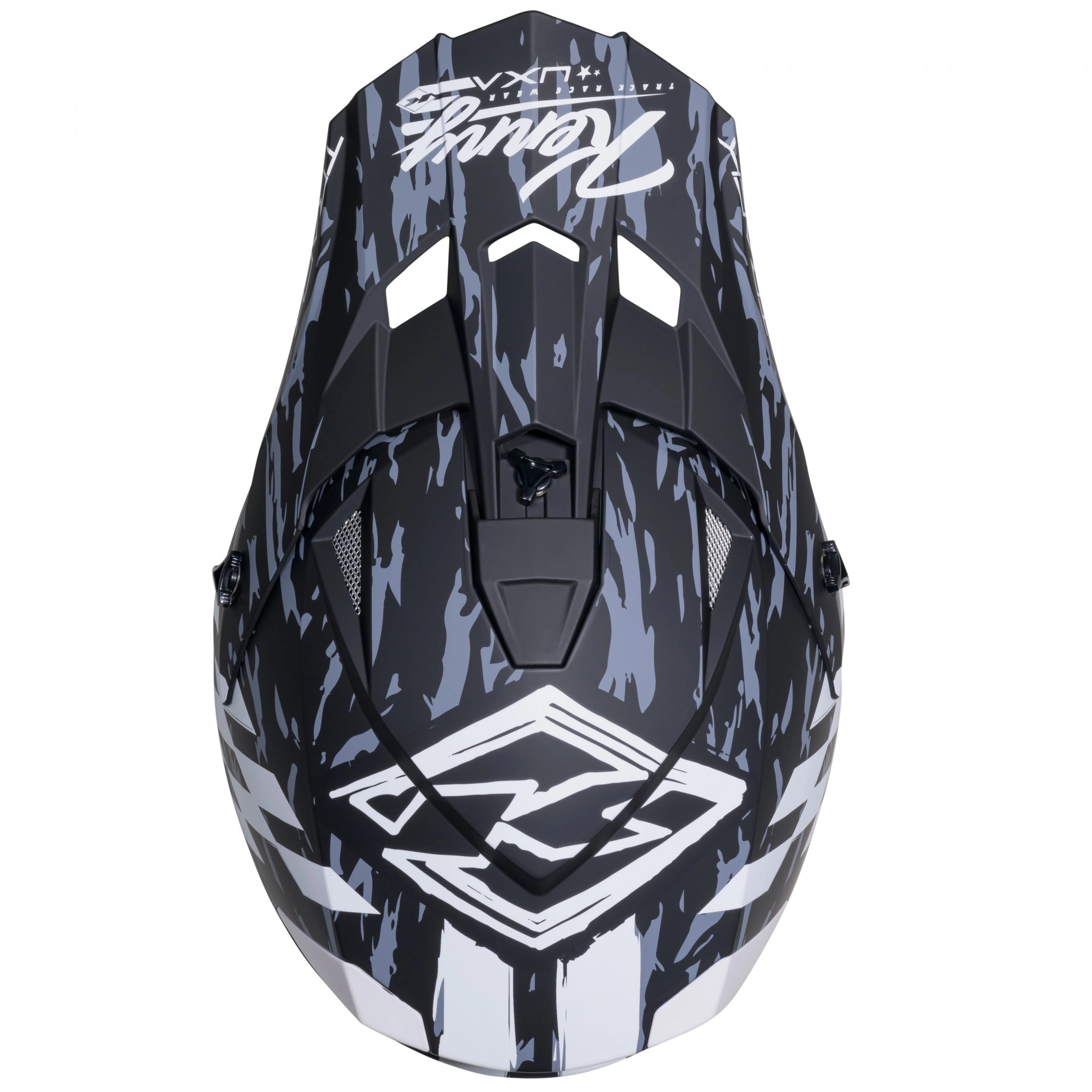 Шолом Kenny Racing Track Graphic Dirt Black/Grey