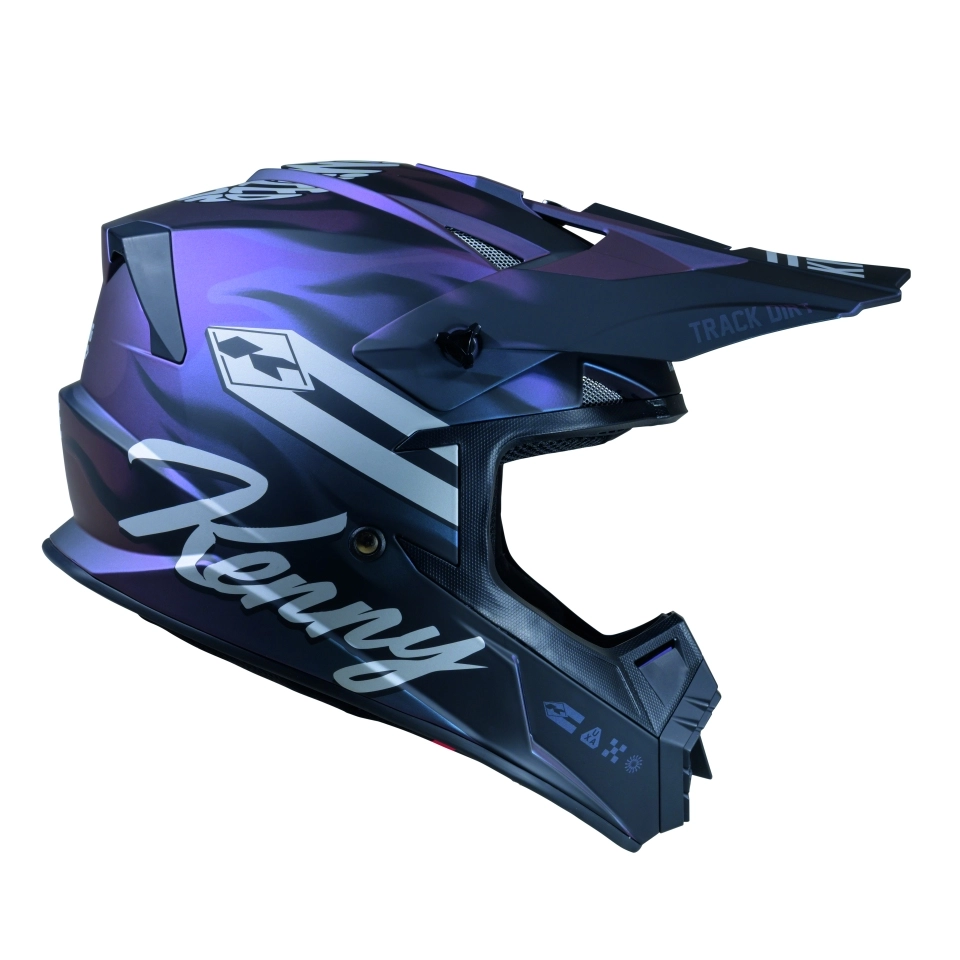 Шолом Kenny Racing Track Graphic+Dirt Junior Purple