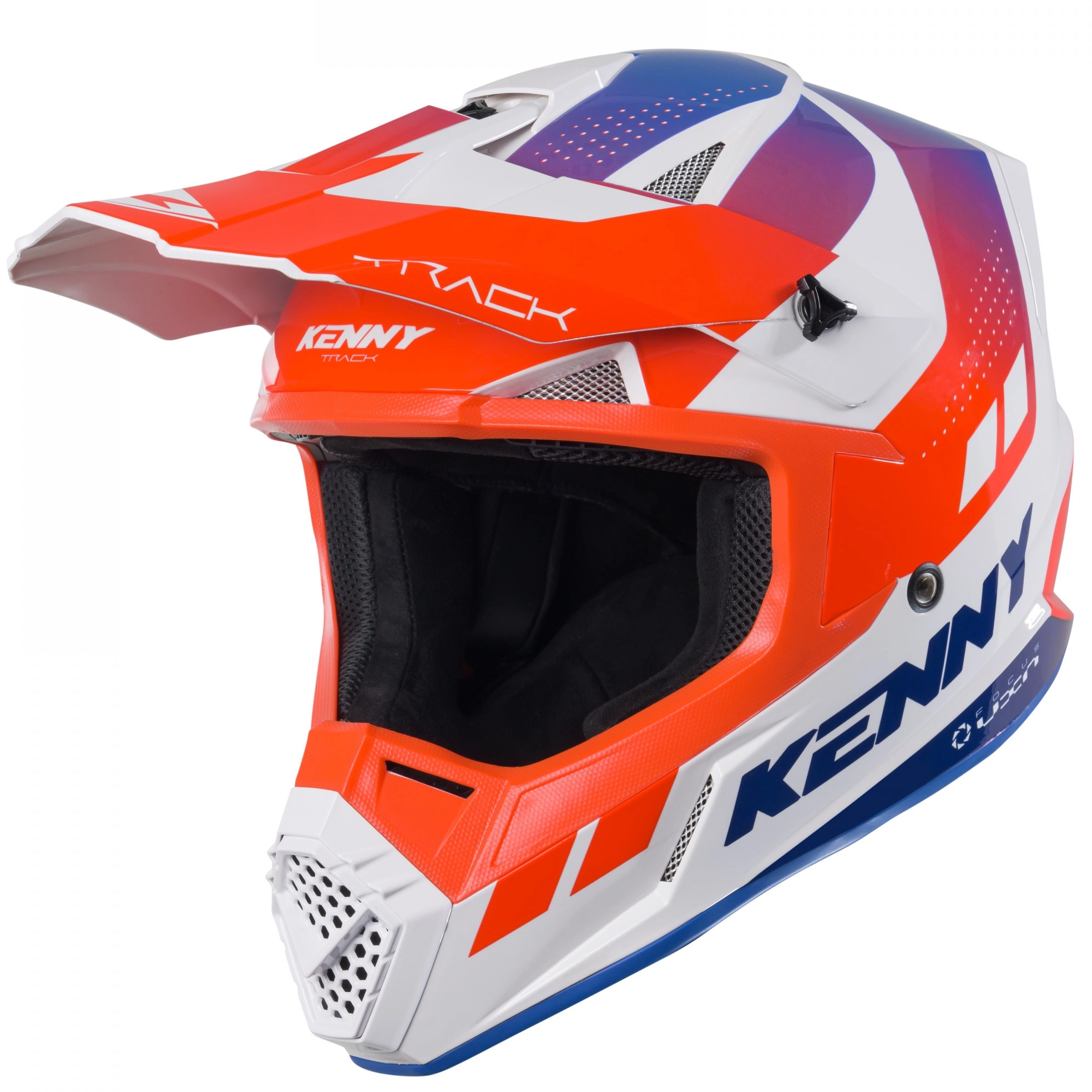 Шолом Kenny Racing Track Graphic Patriot White/Blue/Red