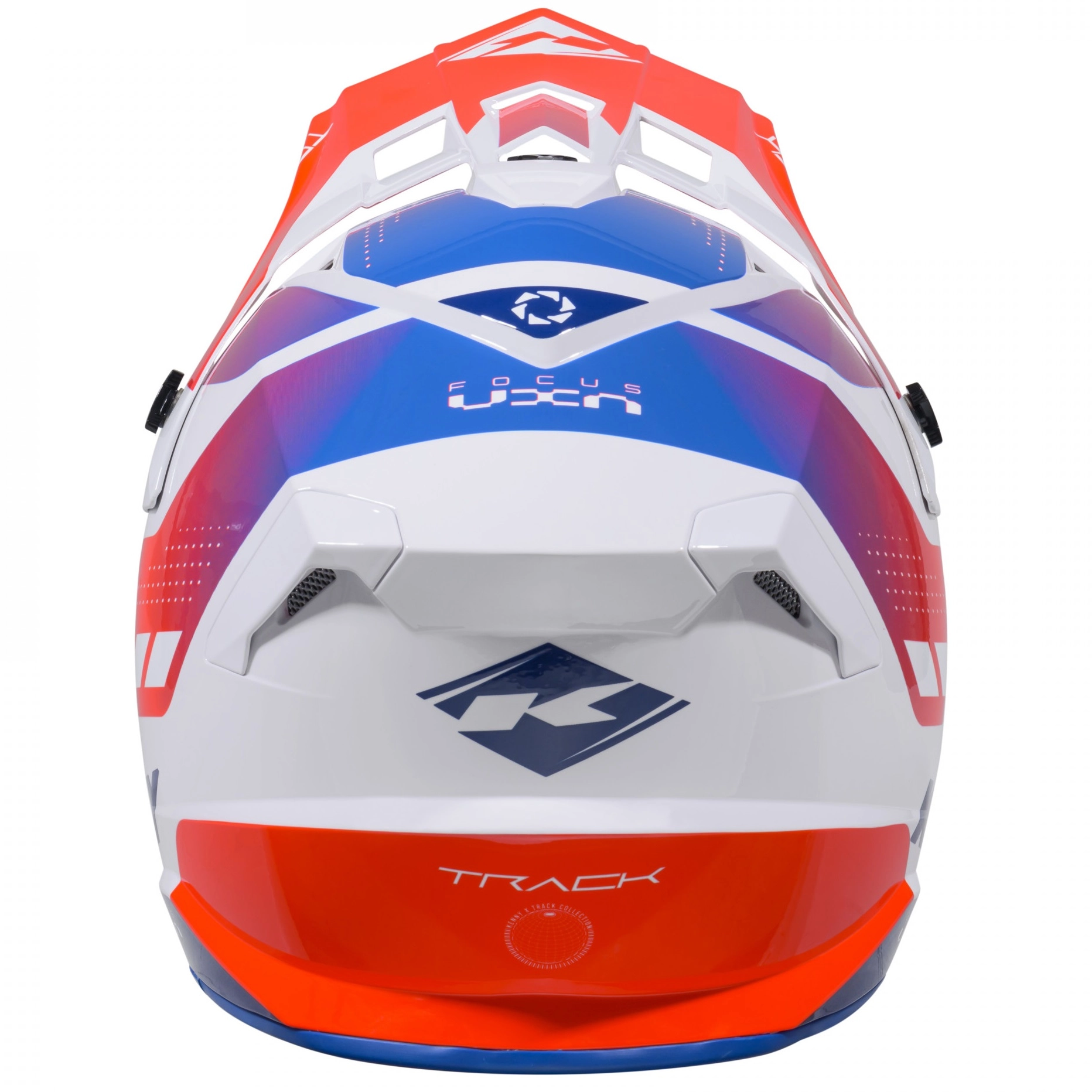 Шолом Kenny Racing Track Graphic Patriot White/Blue/Red