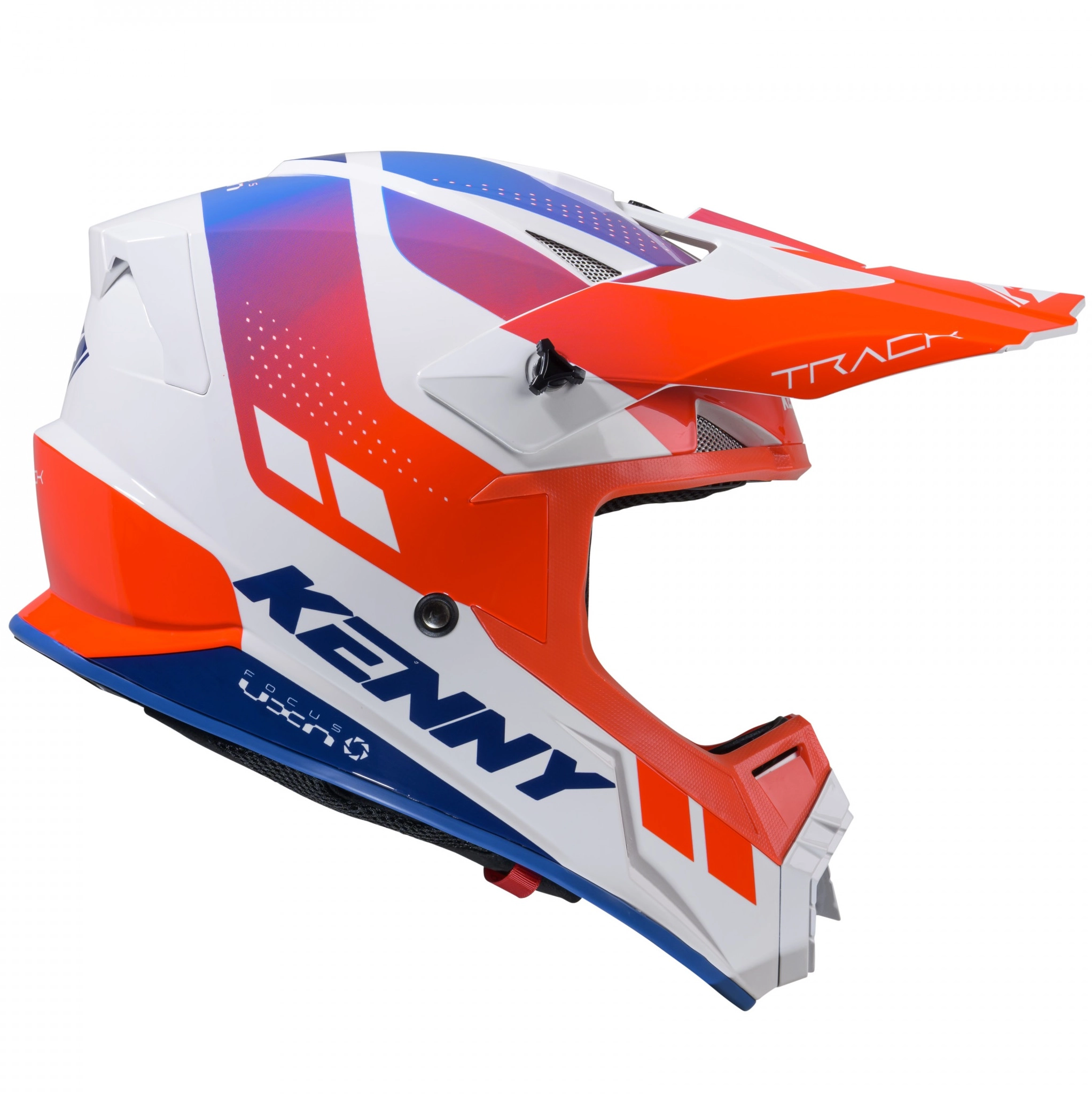Шолом Kenny Racing Track Graphic Patriot White/Blue/Red