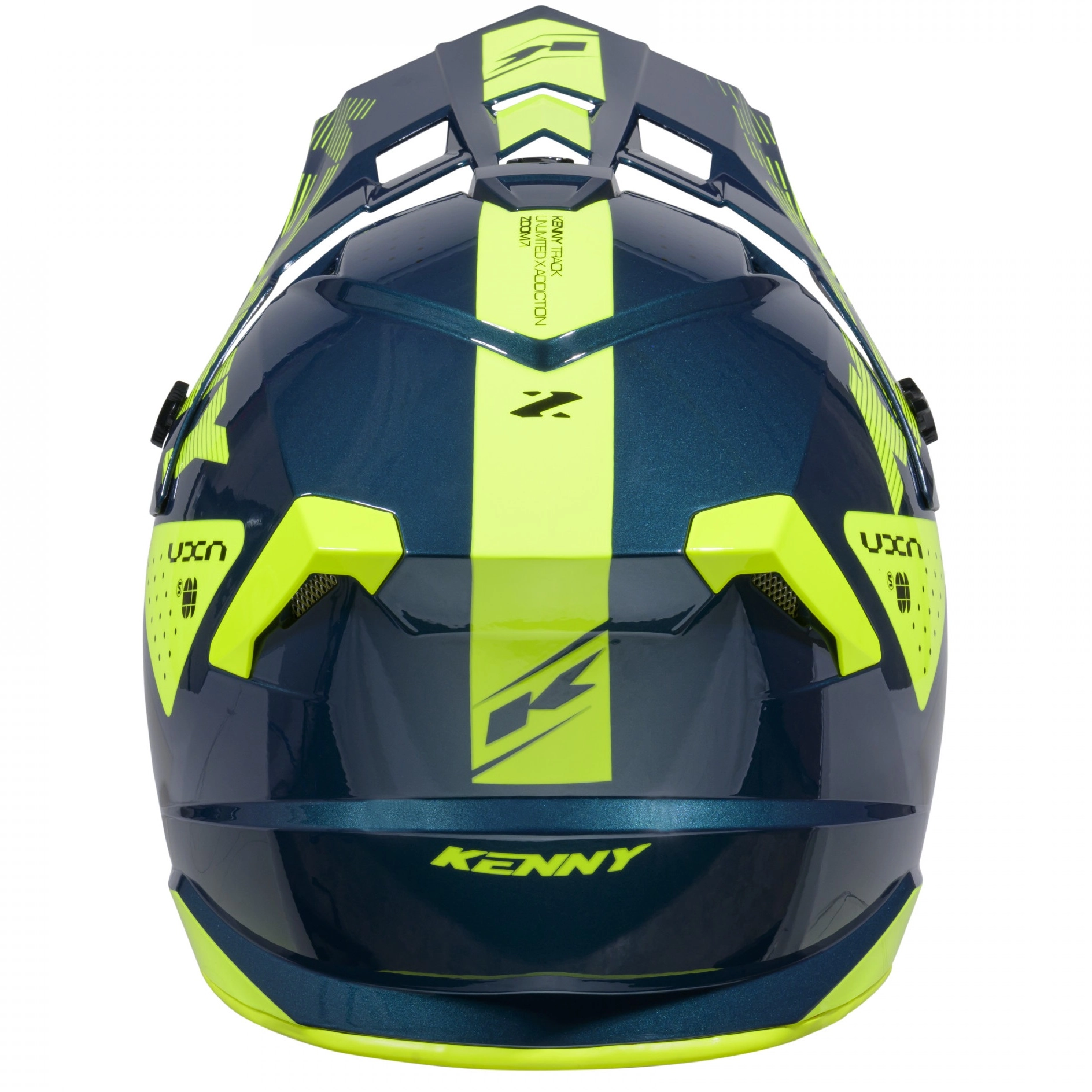 Шолом Kenny Racing Track Graphic Zoom Blue/Yellow